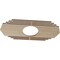 Ekena Millwork Chrysler Wood Fretwork Pierced Ceiling Medallion, Hickory, 22"W x 11"H x 5 3/4"ID x 1/4"T CMWP22X11X0250CSHI - alternate 4